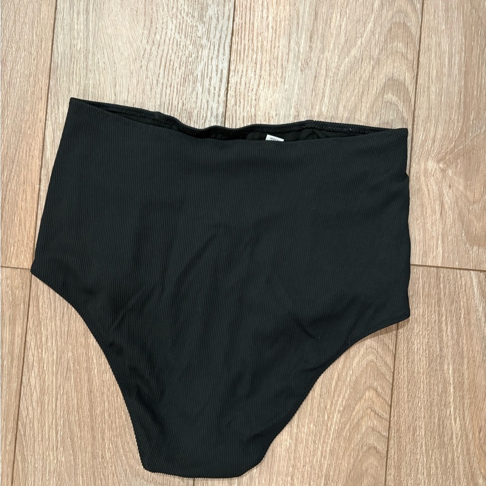 Aerie Black High-Waisted Bikini Bottom